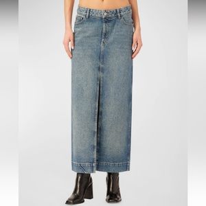 DL1961 Low Rise Asra Denim Maxi Skirt NWT